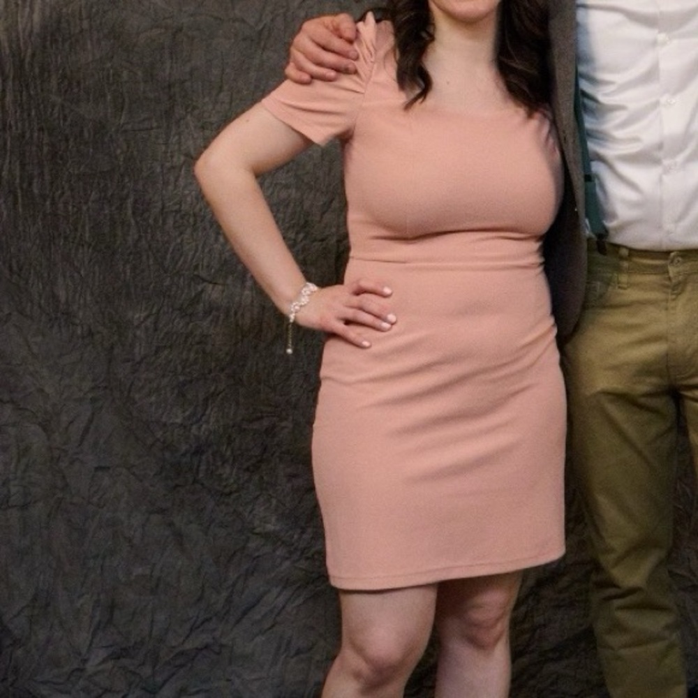 ✨4 for $20✨ SHEIN Privé Sweetheart Neck Puff Sleeve Bodycon Dress - Picture 7 of 7